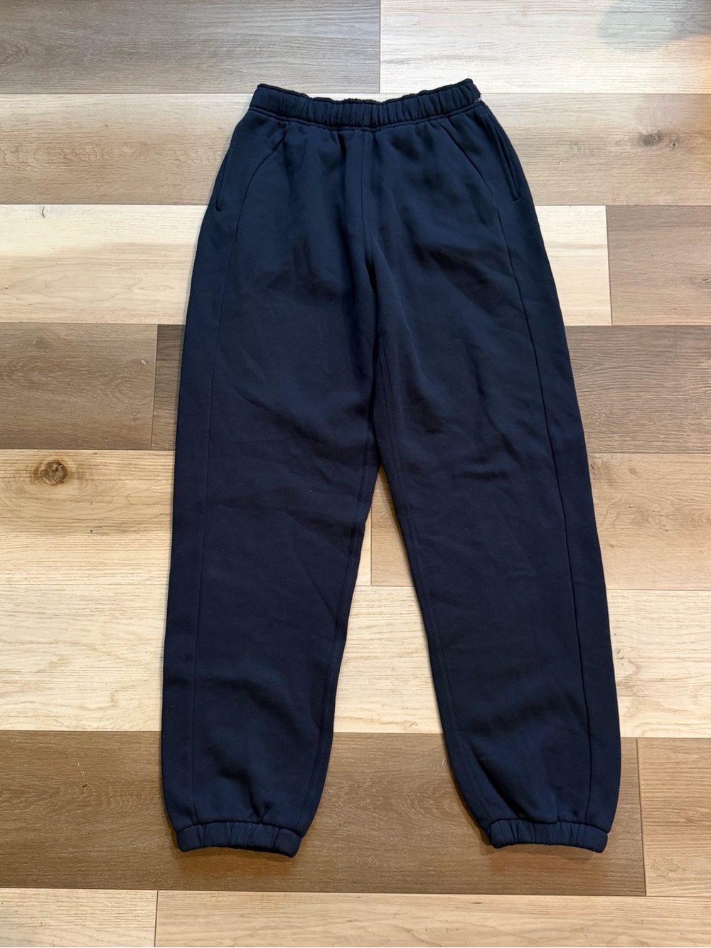 NWT Lululemon Thick Navy Elastic-Waist Jogger Sweatpants with Warm Inside SizeXS